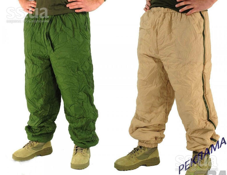 Softie. British Army Sand Olive Reversible Softie Thermal trousers. Брюки армии Британии. Брюки утеплённые (перевёртыши) армии Великобритании, олива/песочный. Штаны армии Британии зимние.